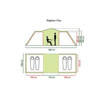 Coleman Zelt Ridgeline 4 Plus