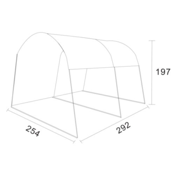 10 T Outdoor Equipment - Pavillon Tunnelform