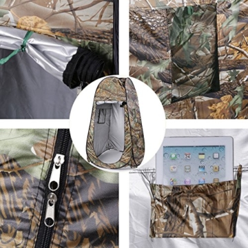 OUTAD Camouflage Toilettenzelt Beistellzelt